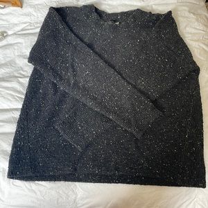 North of West - Black speckled sweater/sweatshirt. Size M